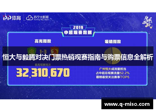 恒大与毅腾对决门票热销观赛指南与购票信息全解析